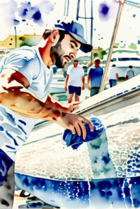 nettoyage de bateaux